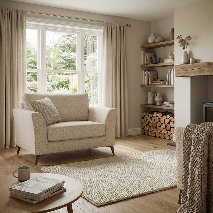 Chilton Armchair - Chair Fabric Armchairs Sterling Home 2