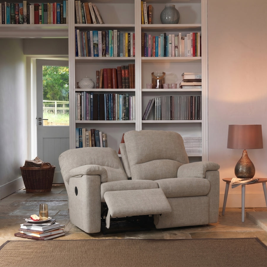G Plan Chloe 2 Seater Recliner Sofa - 2 Seater Recliner Sofa (Left) Grade W - Left Hand Recliner