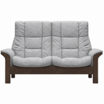 Stressless Buckingham High 2 Seater Sofa - High 2 Seater Sofa Fabric Group 5 - Manual Recliner 2 Seater Sofas Sterling Home 5 Clover 50112 Grey