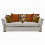 Burton 4 Seater Sofa - Grand Sofa Grade C 4 Seater Sofas Sterling Home 6 3088 : Coconut Astrid Velvet Plain