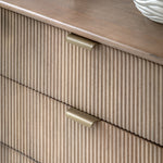 Colonna 6 Drawer Chest - 6 Drawer Chest Natural Mango Wood / Brass Sterling Home 4