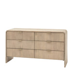Colonna 6 Drawer Chest - 6 Drawer Chest Natural Mango Wood / Brass Sterling Home 5