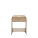 Colonna Bedside Table - 1 Drawer Bedside 45cm Natural Mango Wood / Brass Sterling Home 1