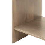 Colonna Bedside Table - 1 Drawer Bedside 45cm Natural Mango Wood / Brass Sterling Home 8