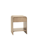 Colonna Bedside Table - 1 Drawer Bedside 45cm Natural Mango Wood / Brass Sterling Home 7
