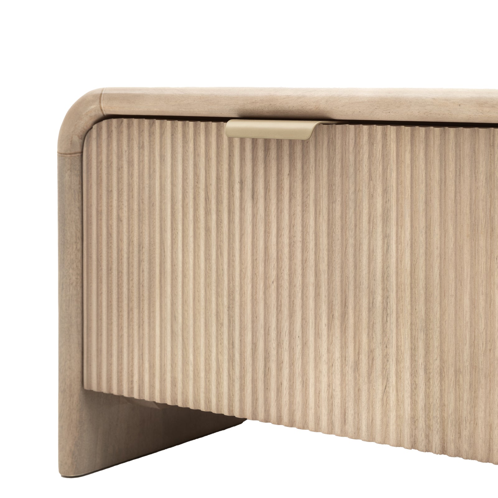 Colonna Coffee Table - 1 Drawer Coffee Table Natural Mango Wood / Brass Sterling Home 8
