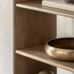 Colonna Open Display Unit - Open Display Unit Natural Mango Wood / Brass Sterling Home 4