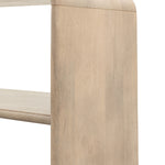 Colonna Open Display Unit - Open Display Unit Natural Mango Wood / Brass Sterling Home 9