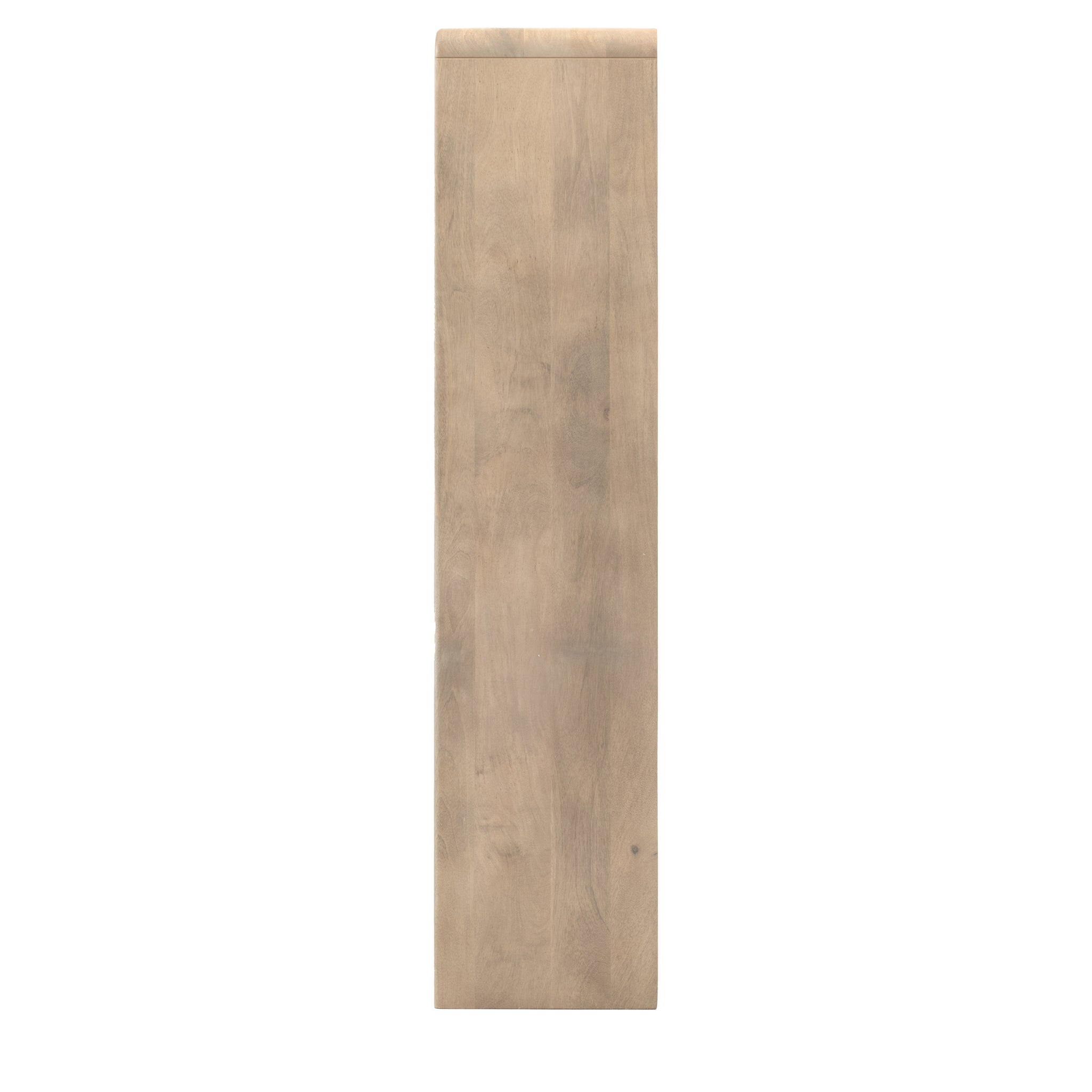 Colonna Open Display Unit - Open Display Unit Natural Mango Wood / Brass Sterling Home 6