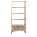 Colonna Open Display Unit - Open Display Unit Natural Mango Wood / Brass Sterling Home 7