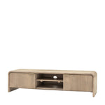 Colonna Media Unit - Media Unit Natural Mango Wood / Brass Sterling Home 5