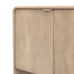 Colonna Sideboard - 3 Door Sideboard Natural Mango Wood / Brass Sterling Home 8