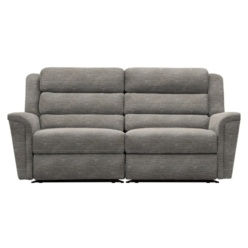 Parker Knoll Colorado Large 2 Seater Recliner Sofa - Large 2 Seater Power Recliner M Grade Leather Sterling Home 1