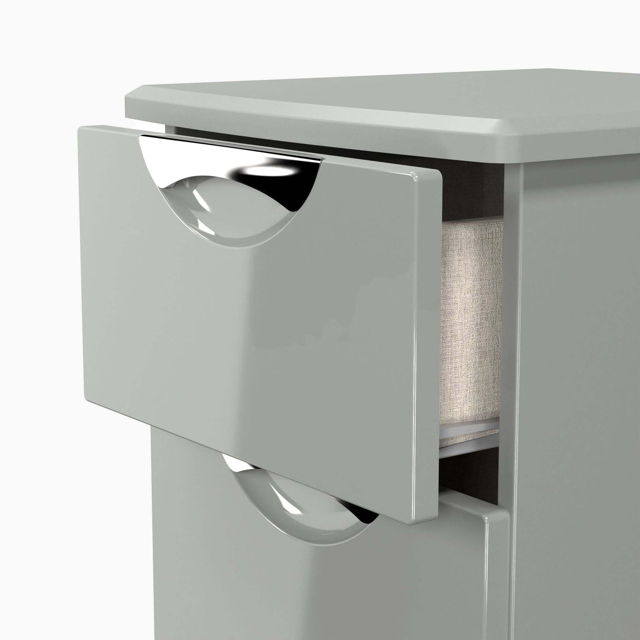 Colton 2 Drawer Bedside Cabinet - 2 Drawer Bedside Cabinet Sterling Home 18