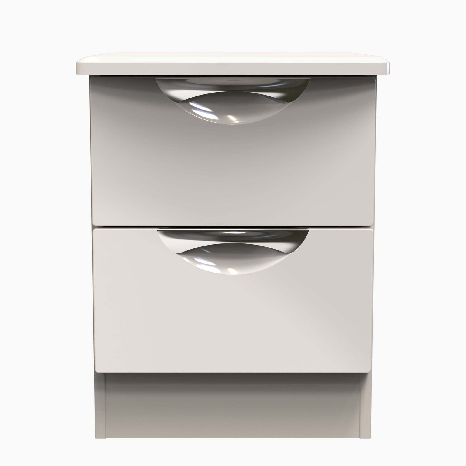 Colton 2 Drawer Bedside Cabinet - 2 Drawer Bedside Cabinet Sterling Home 8 KGK - Kashmir Gloss & Kashmir