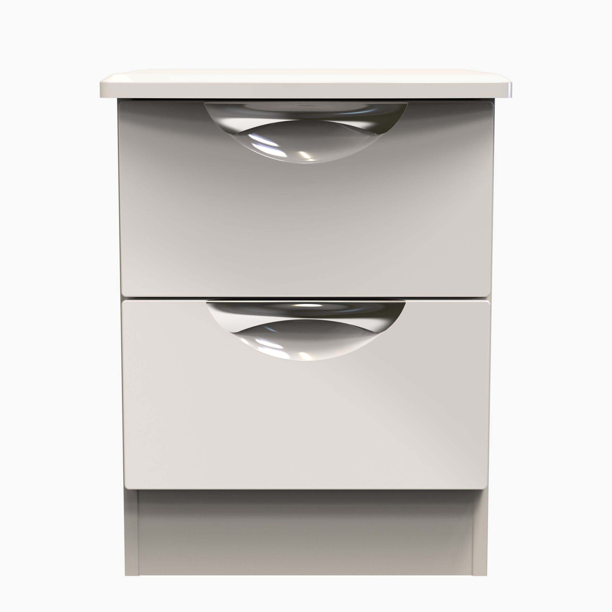 Colton 2 Drawer Bedside Cabinet - 2 Drawer Bedside Cabinet Sterling Home KGK - Kashmir Gloss & Kashmir 7