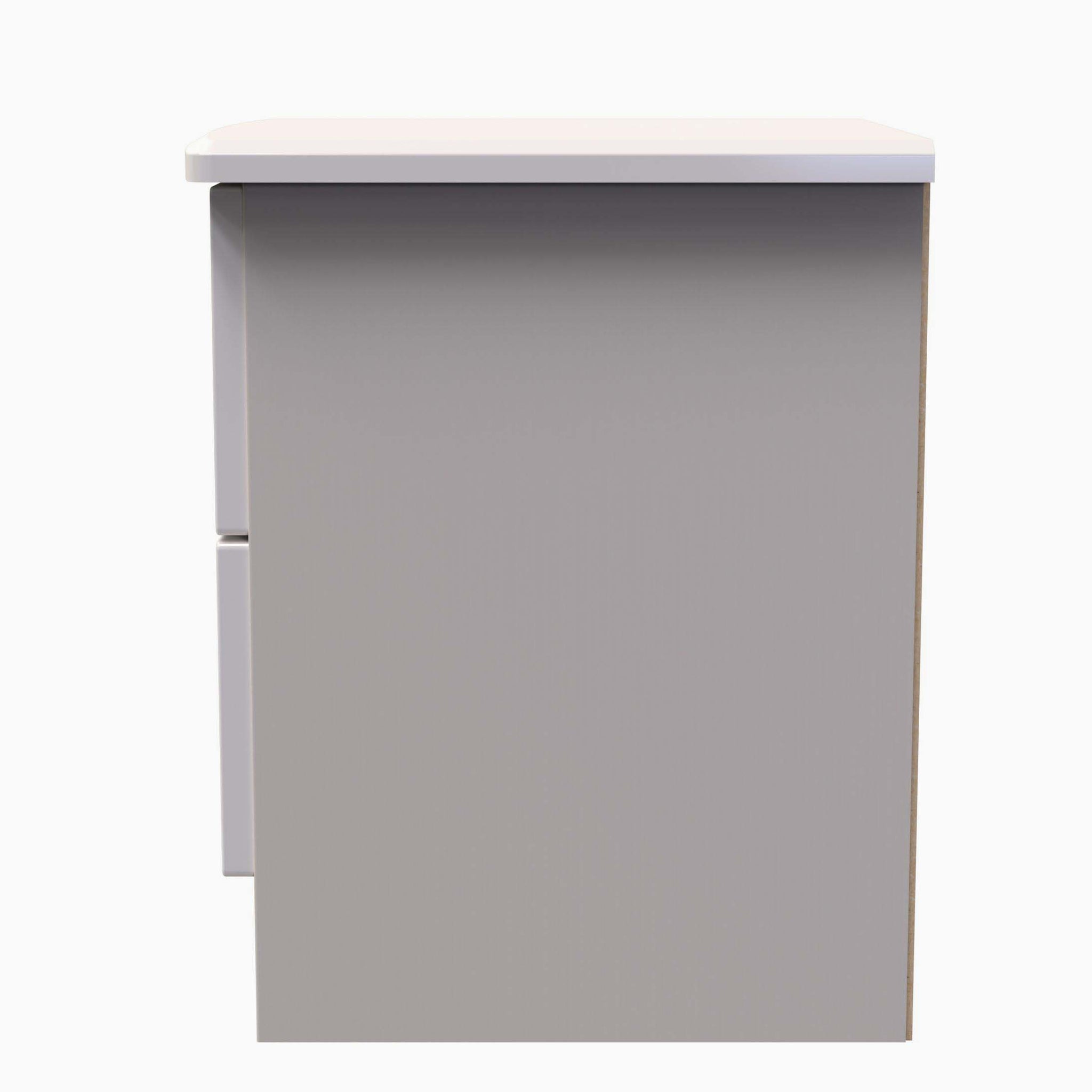 Colton 2 Drawer Bedside Cabinet - 2 Drawer Bedside Cabinet Sterling Home 8