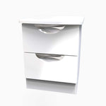 Colton 2 Drawer Bedside Cabinet - 2 Drawer Bedside Cabinet Sterling Home 3