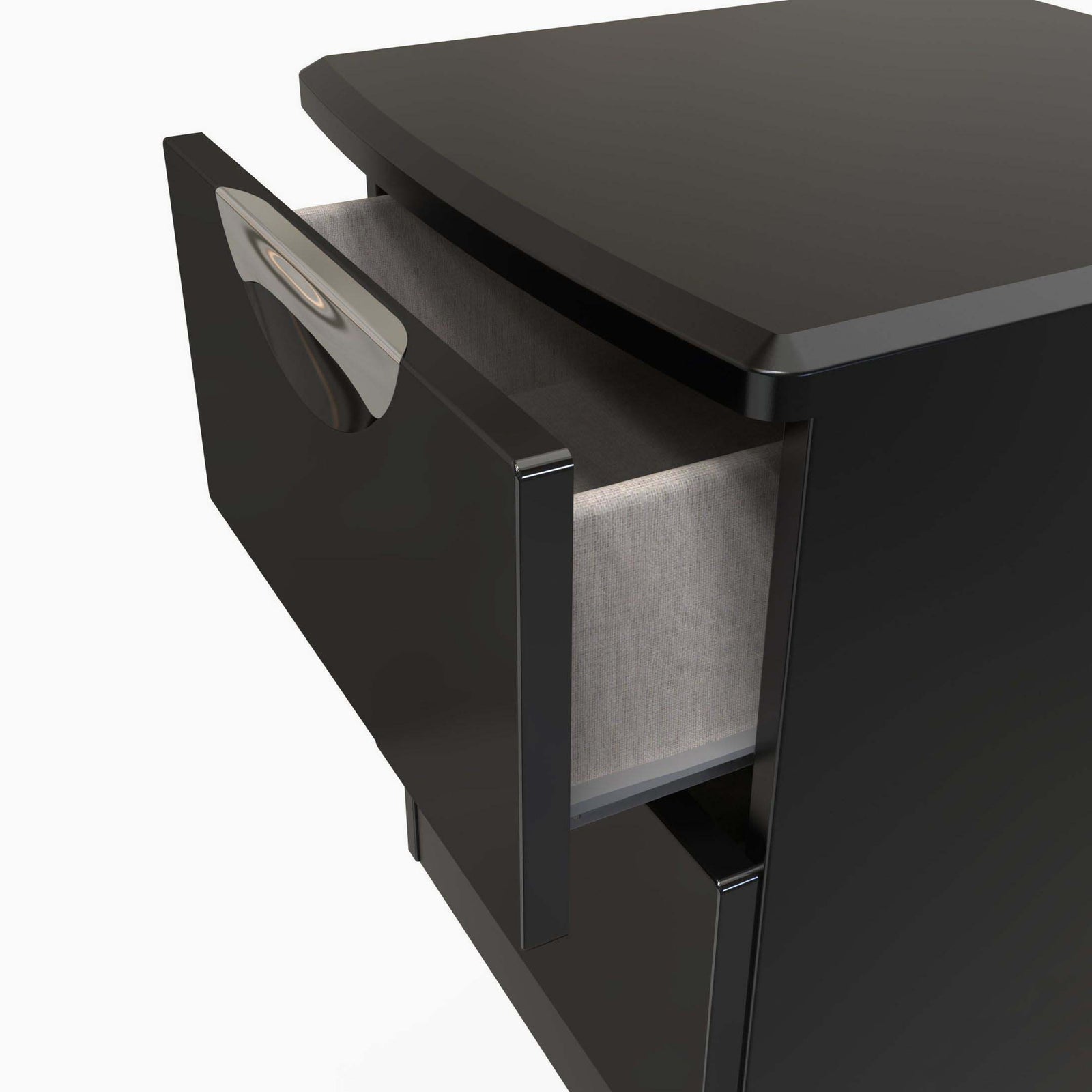 Colton 2 Drawer Bedside Cabinet - 2 Drawer Bedside Cabinet Sterling Home 4