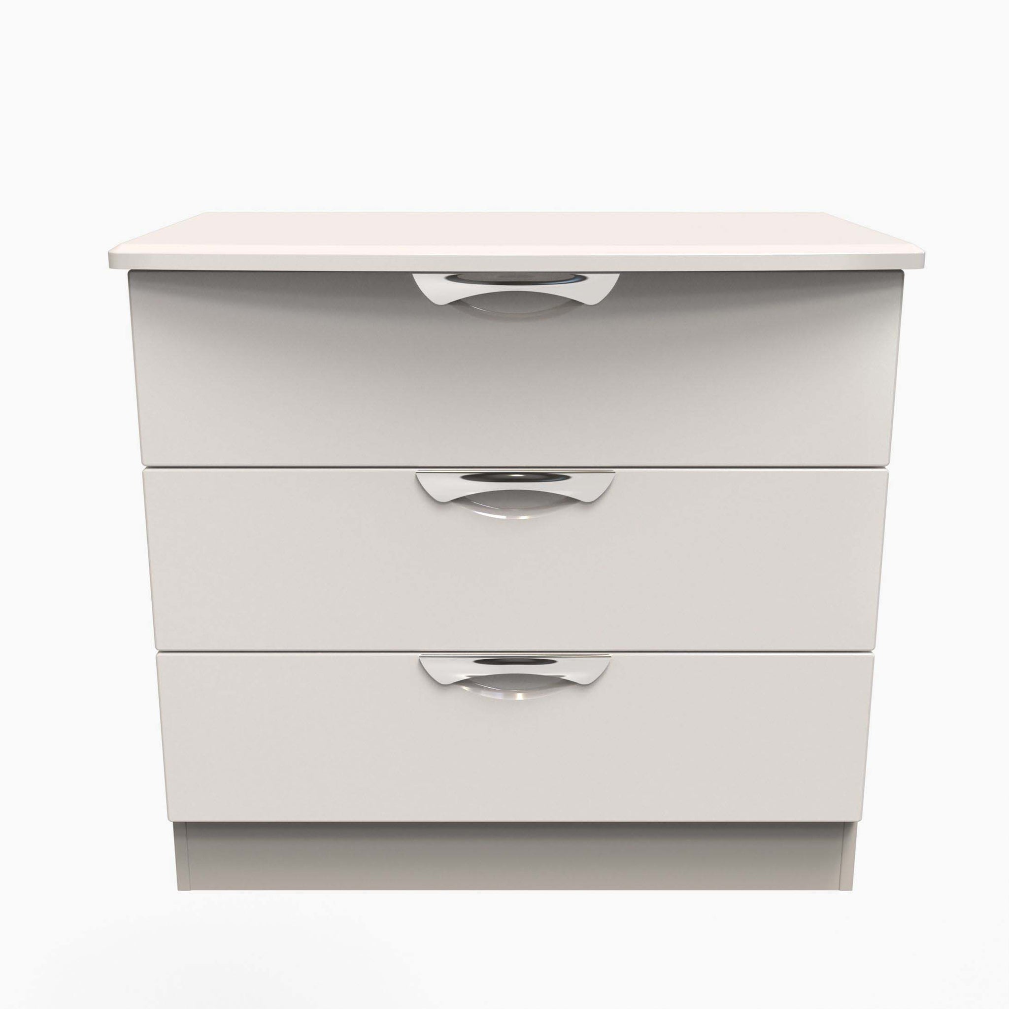 Colton 3 Deep Drawer Cabinet - 3 Drawer Deep Chest Sterling Home KGK - Kashmir Gloss & Kashmir 12