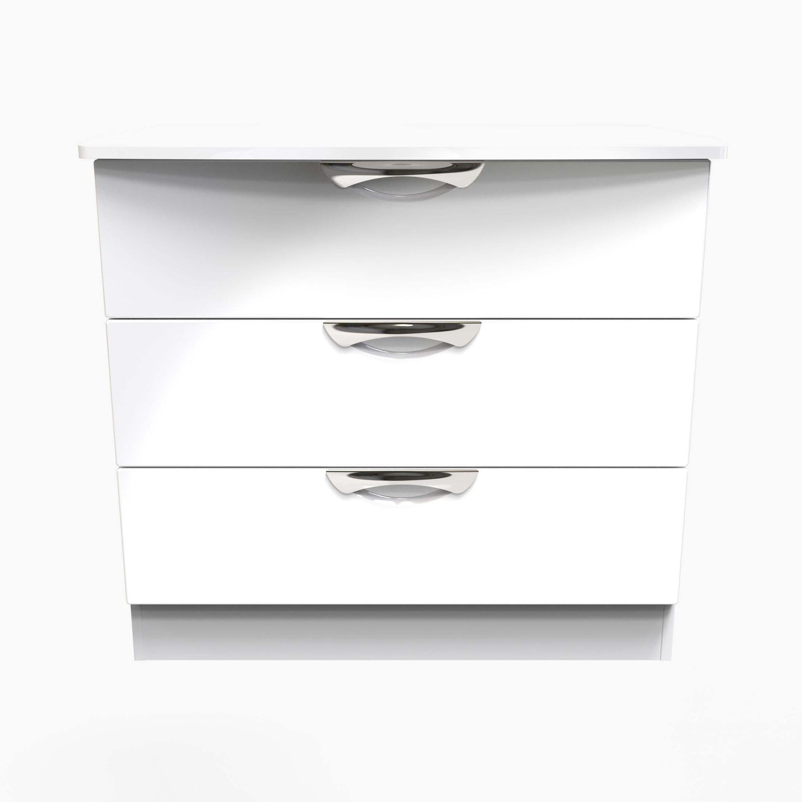 Colton 3 Drawer Deep Chest - 3 Drawer Deep Chest Sterling Home 12 WGW - White Gloss & White