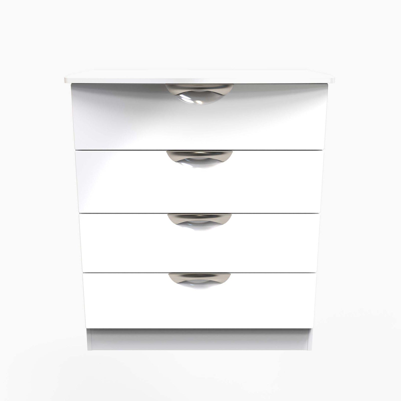 Colton 4 Drawer Deep Chest - 4 Drawer Deep Chest Sterling Home 12 WGW - White Gloss & White