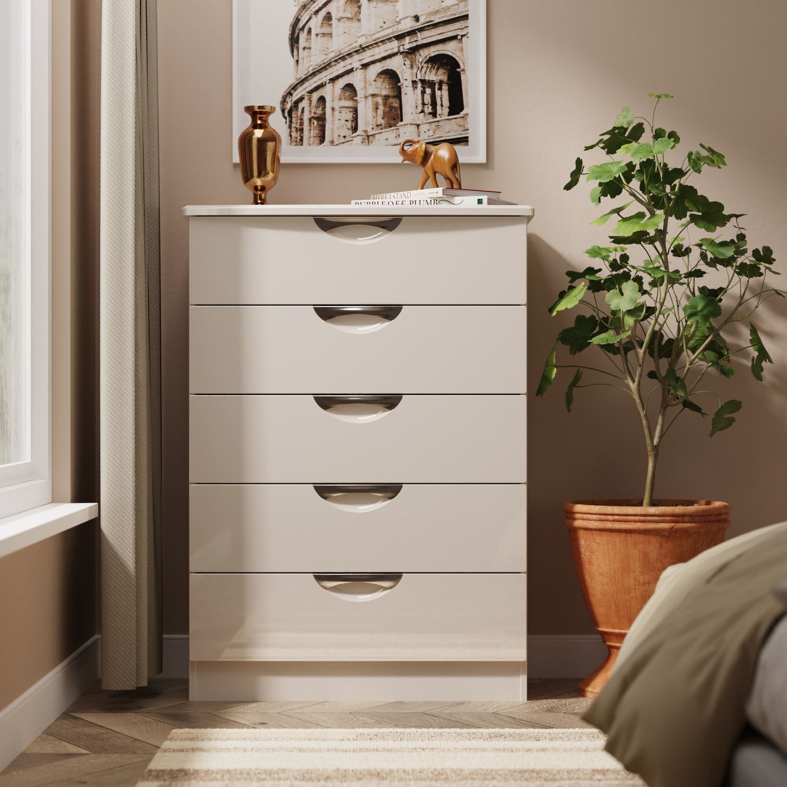 Colton 5 Drawer Chest - 5 Drawer Chest Sterling Home 9
