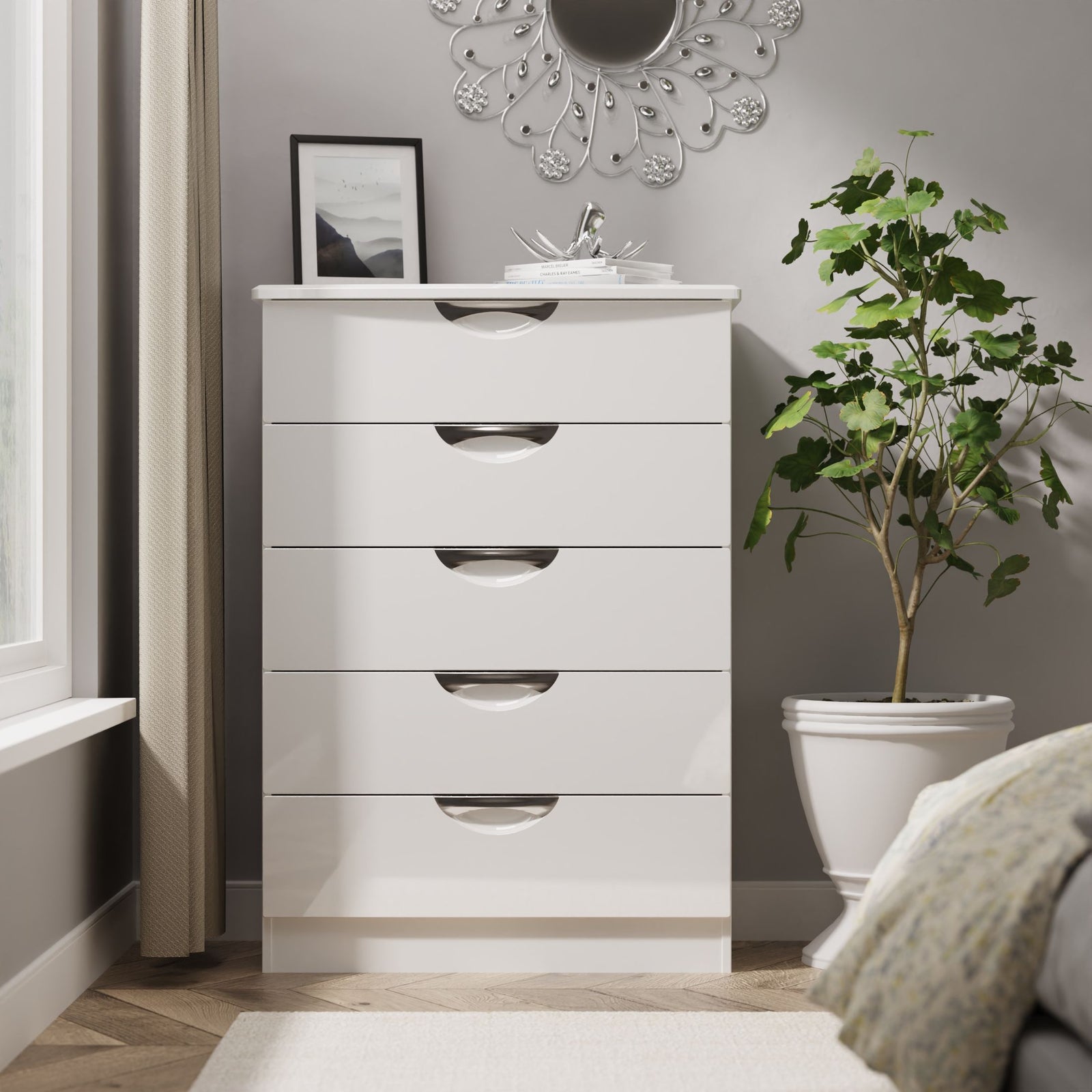 Colton 5 Drawer Chest - 5 Drawer Chest Sterling Home 7