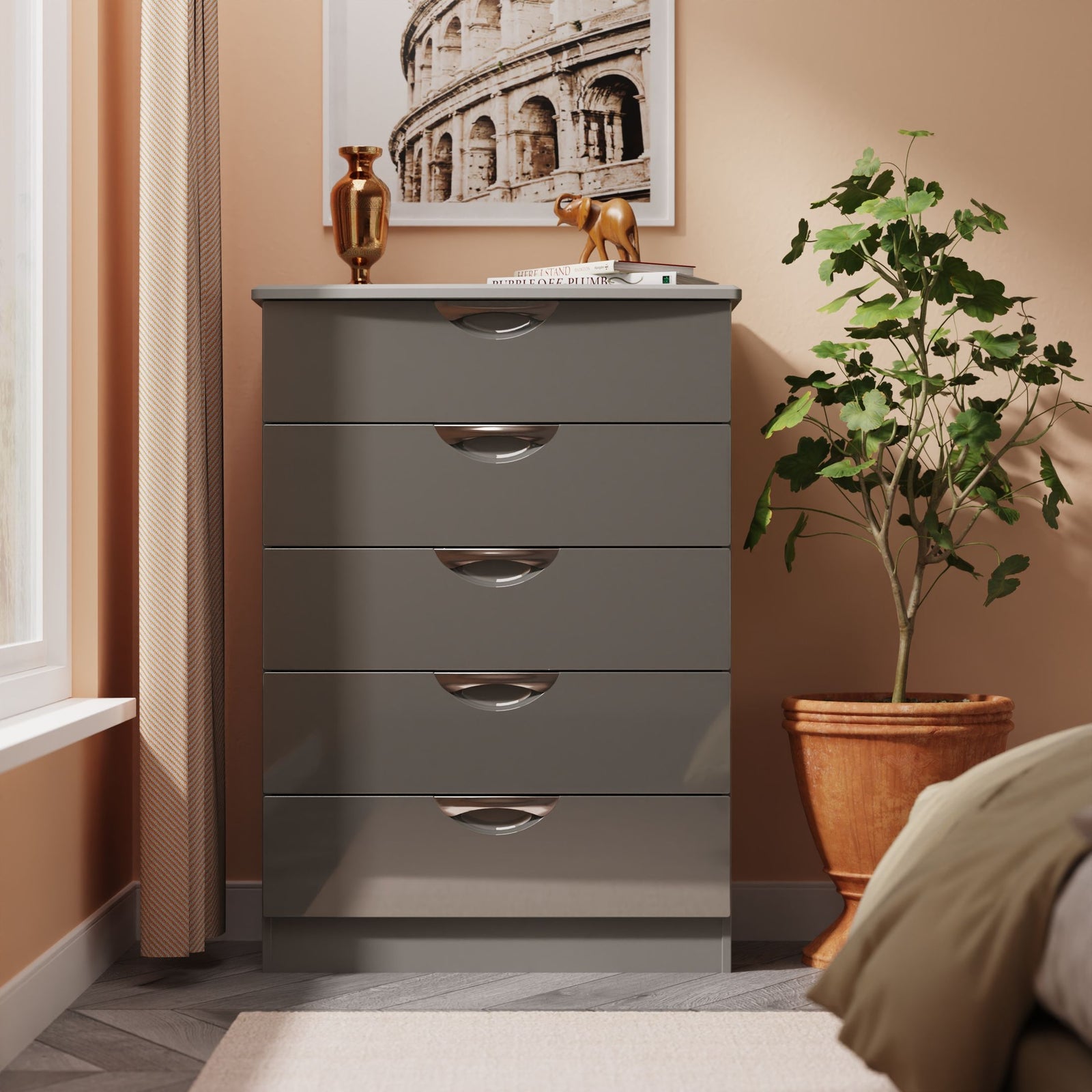Colton 5 Drawer Chest - 5 Drawer Chest Sterling Home 11