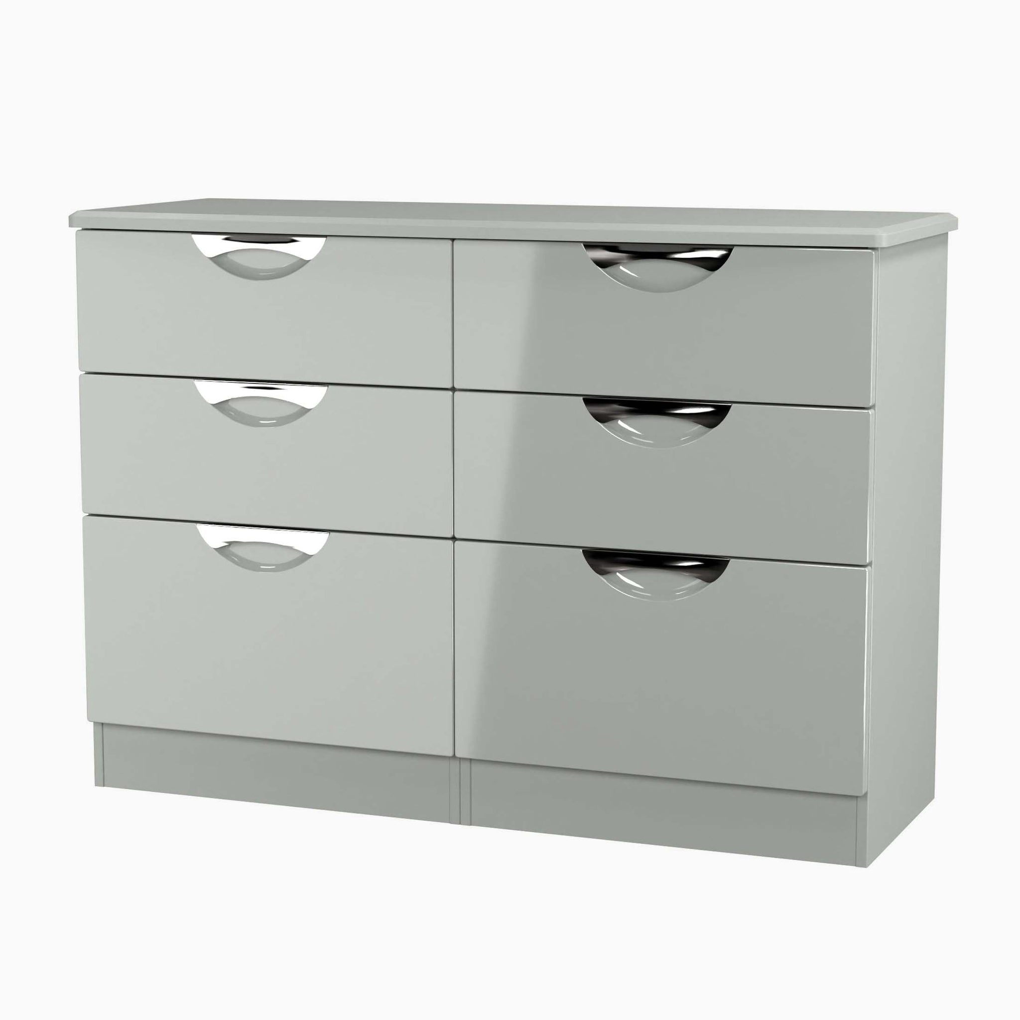 Colton 6 Drawer Wide Cabinet - 6 Drawer Wide Chest Sterling Home 3