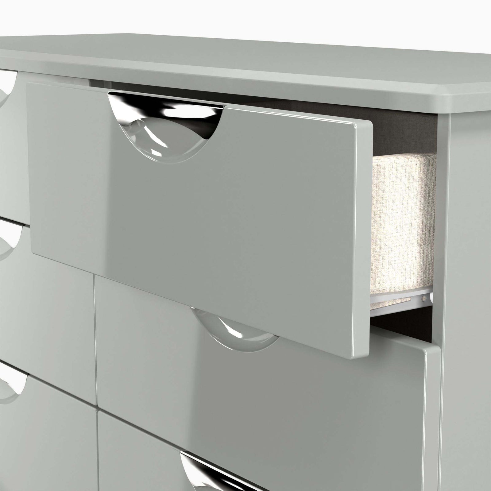 Colton 6 Drawer Wide Chest - 6 Drawer Wide Chest Sterling Home 10