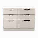 Colton 6 Drawer Wide Cabinet - 6 Drawer Wide Chest Sterling Home KGK - Kashmir Gloss & Kashmir 12