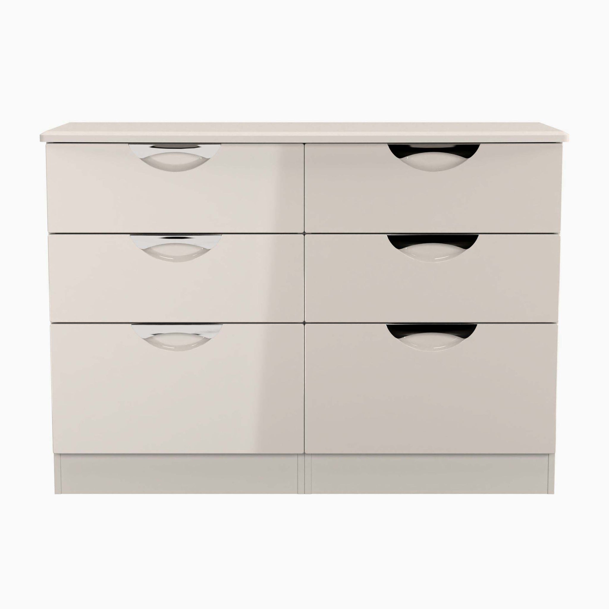 Colton 6 Drawer Wide Cabinet - 6 Drawer Wide Chest Sterling Home KGK - Kashmir Gloss & Kashmir 12