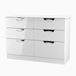 Colton 6 Drawer Wide Cabinet - 6 Drawer Wide Chest Sterling Home 9