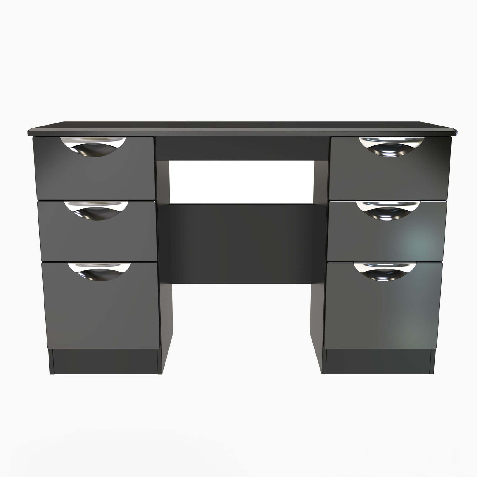 Colton Vanity Table - Vanity Sterling Home 1 BGBM - Black Gloss & Black