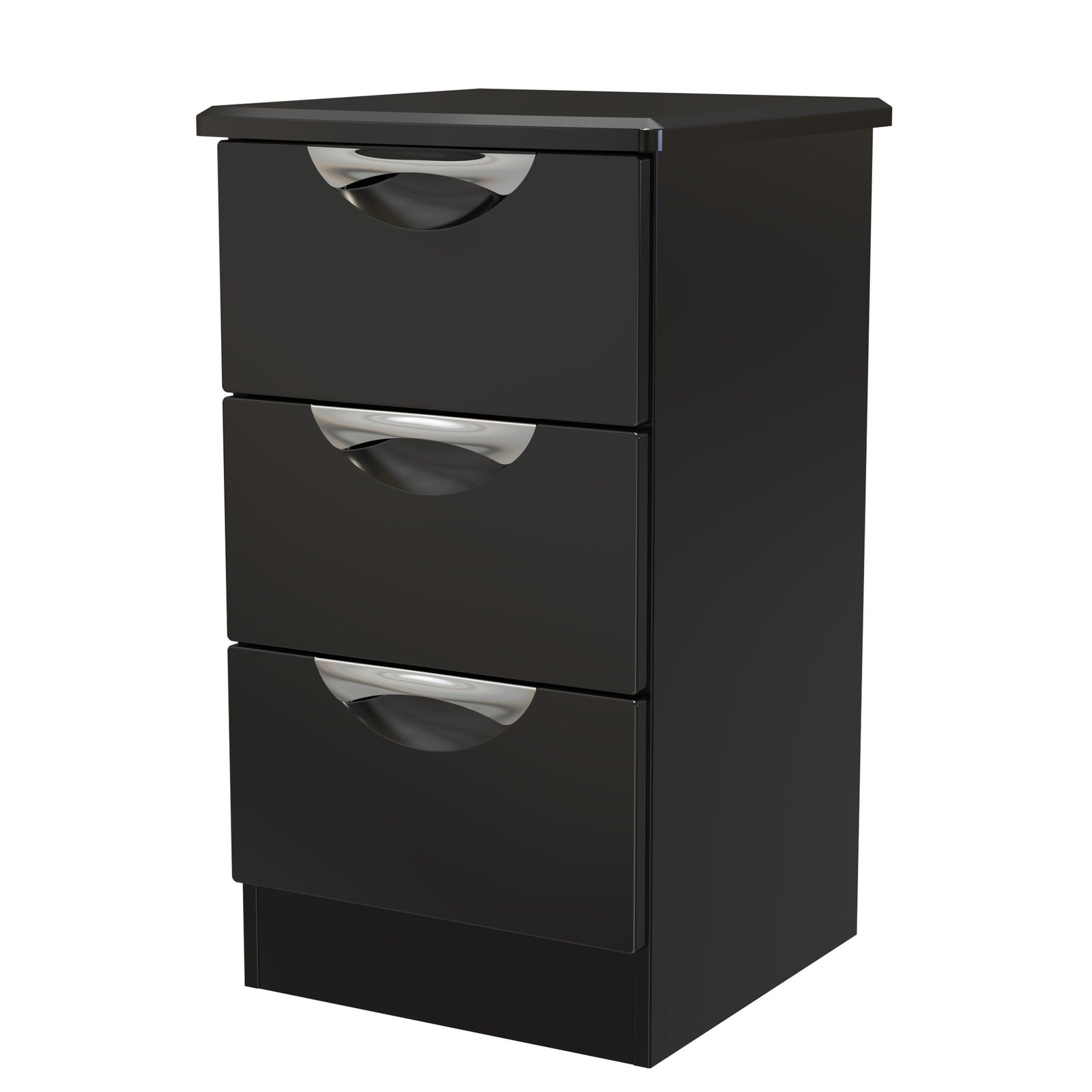 Colton 3 Drawer Bedside Cabinet - 3 Drawer Bedside Cabinet Sterling Home 3