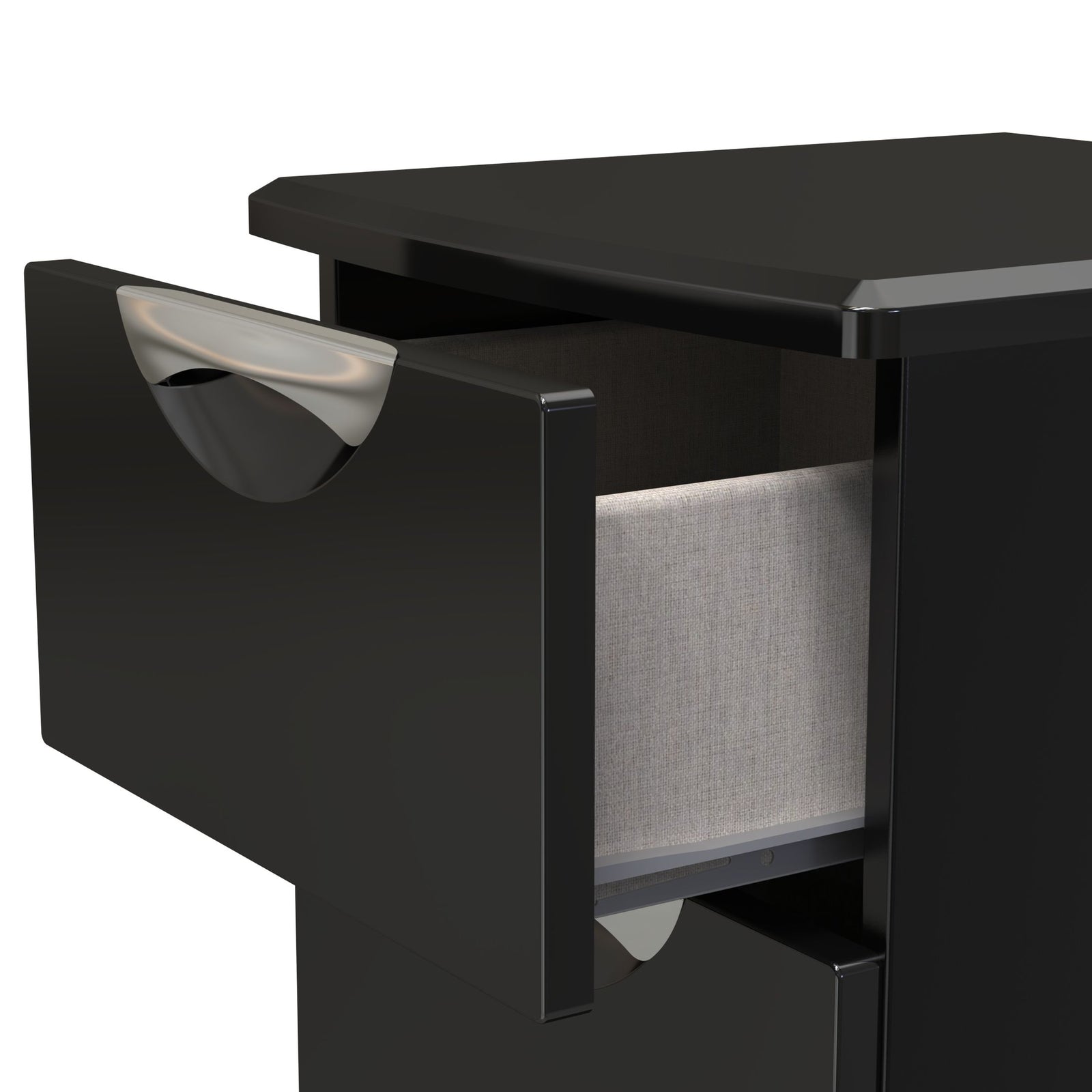Colton 3 Drawer Bedside Cabinet - 3 Drawer Bedside Cabinet Sterling Home 2