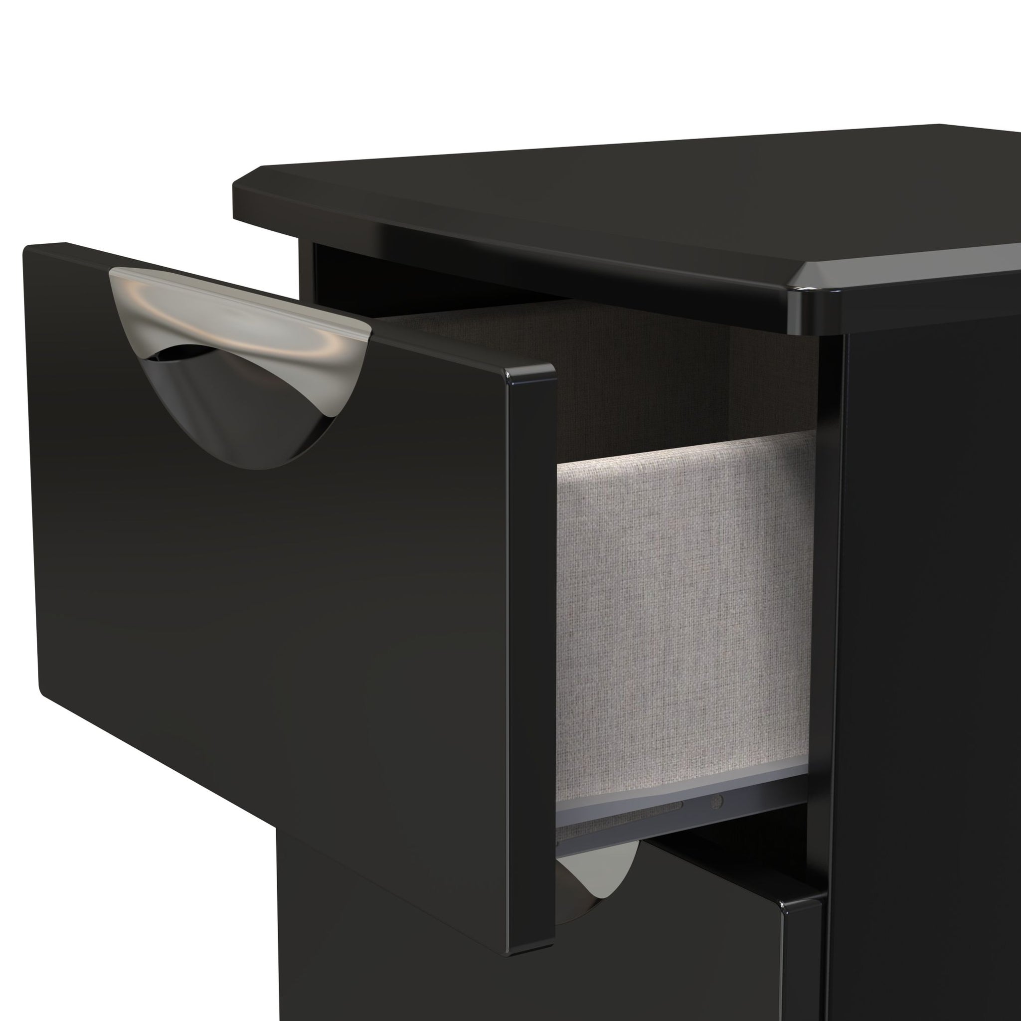 Colton 3 Bedside Cabinet - 3 Drawer Bedside Cabinet Sterling Home 14