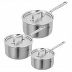 Kuhn Rikon Culinary Fiveply 3 Piece Saucepan Set - Culinary Fiveply 3 Piece Saucepan Set Cookware Sterling Home 2