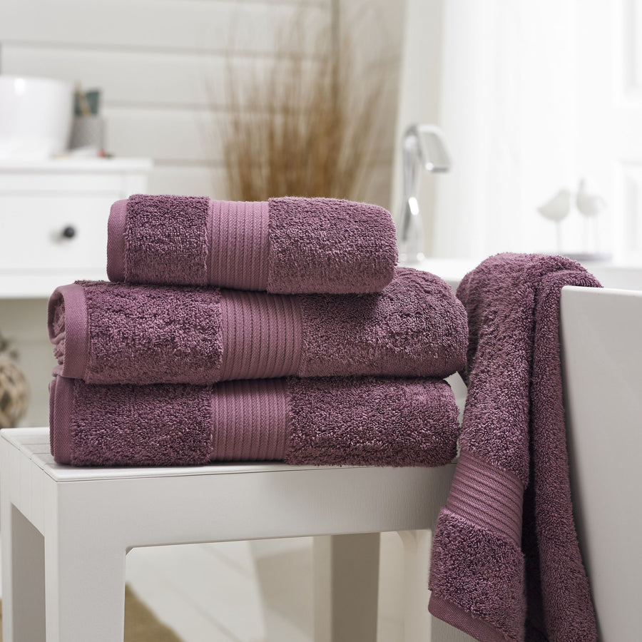 Bliss Towel Grape - Bliss Bath Sheet Grape Sterling Home 1