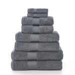 Bliss Pima Towel Carbon - Bliss Pima Bath Sheet Carbon Sterling Home 2