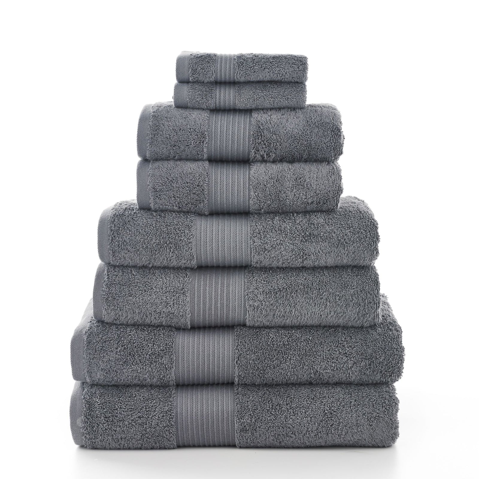 Bliss Pima Towel Carbon - Bliss Pima Bath Sheet Carbon Sterling Home 2