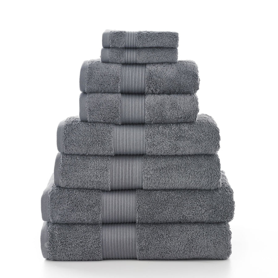 Bliss Pima Towel Carbon - Bliss Pima Bath Sheet Carbon Sterling Home 2