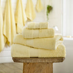 Egyptian Embrace Towel Yellow - Egyptian Embrace Jumbo Bath Sheet Lemon Sterling Home 1