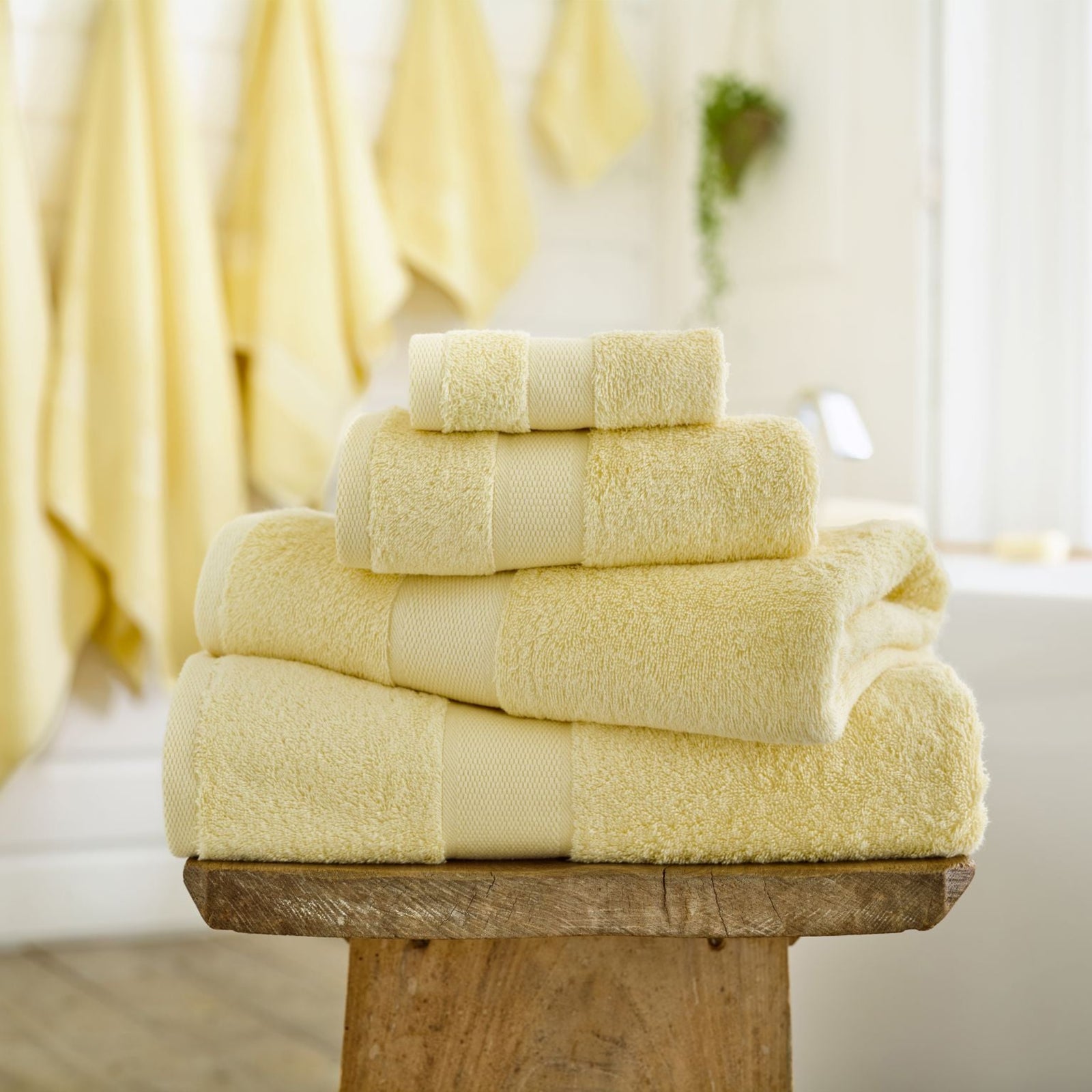 Egyptian Embrace Towel Yellow - Egyptian Embrace Jumbo Bath Sheet Lemon Sterling Home 1