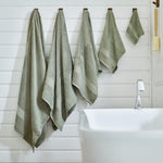 Egyptian Embrace Towel Green - Egyptian Embrace Jumbo Bath Sheet Sage Sterling Home 2