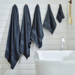 Egyptian Embrace Towel Dark Blue - Egyptian Embrace Jumbo Bath Sheet Storm Blue Sterling Home 2