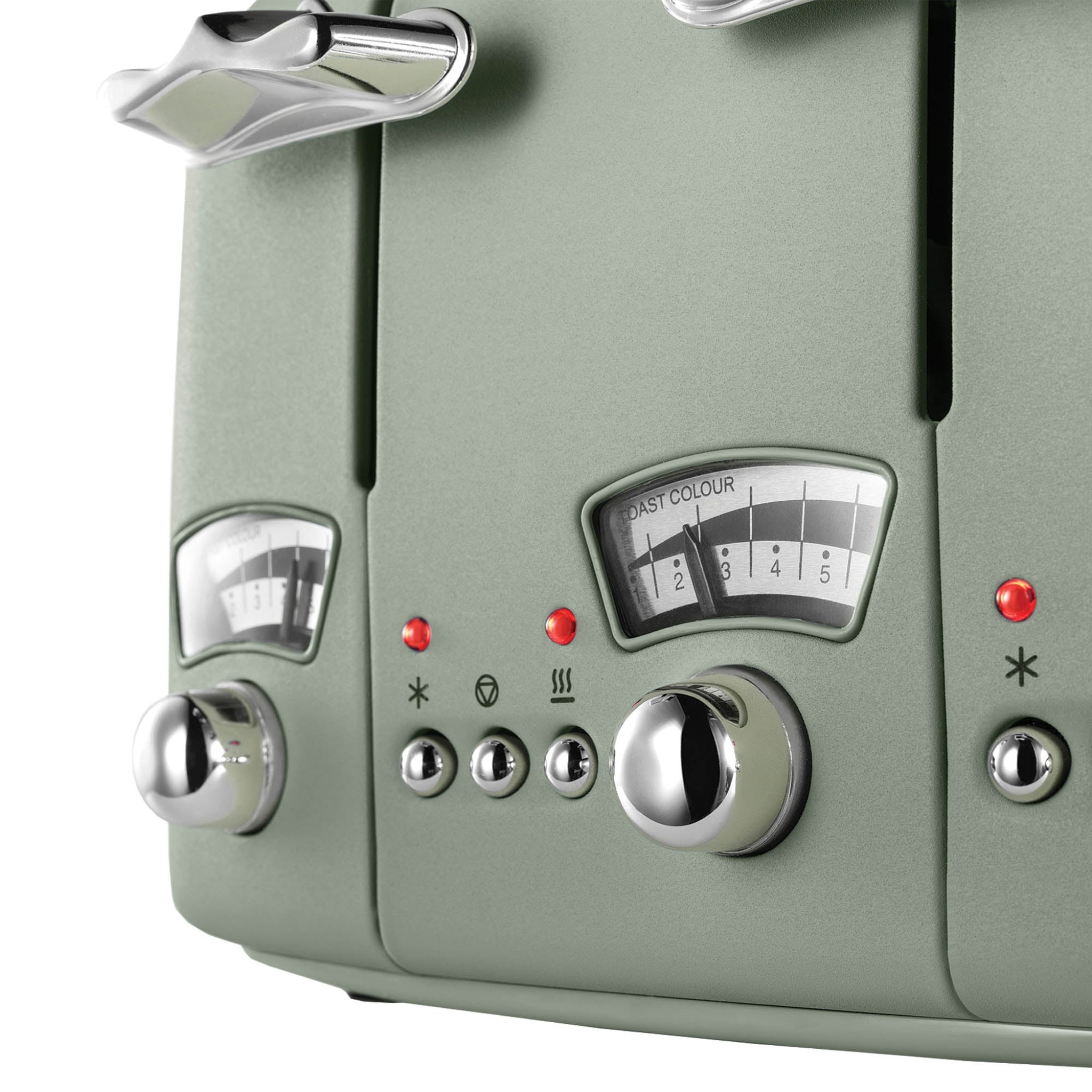 DeLonghi Argento Toaster Green 4 Slice Sterling Home 3