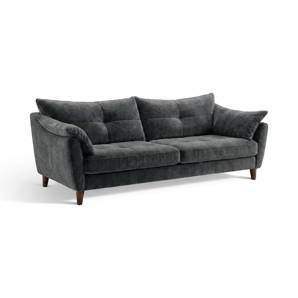 Zara 4 Seater Sofa - 4 Seater Sofa — Kingstown Graphite, gallery image 2