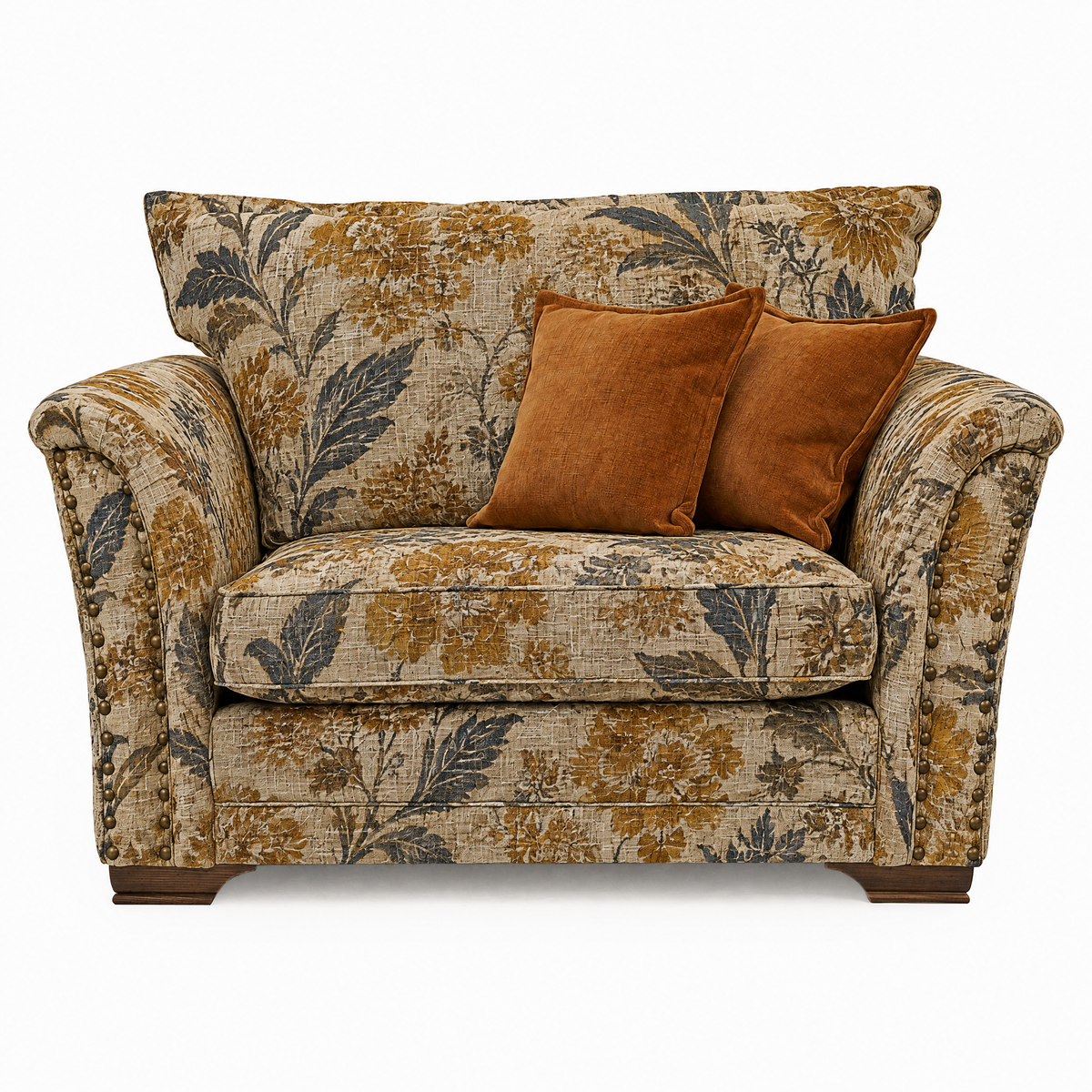 Burton Loveseat - Snuggler Grade G Loveseats Sterling Home 3 4123 : Dijon Antique Limoges Floral Print